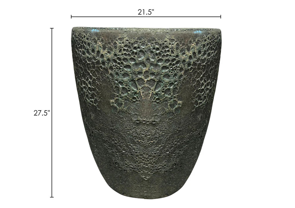 Set of 3 Orin Dark Green Ancient Rust