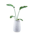 Noreli Round Planter White Coral Finish