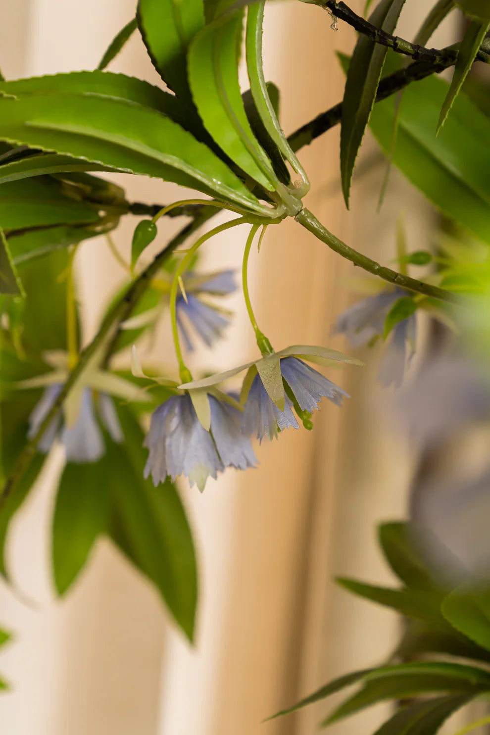 Faux Vexa with Blue Flowers