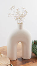 Bridge Vyxen White Ceramic Vase